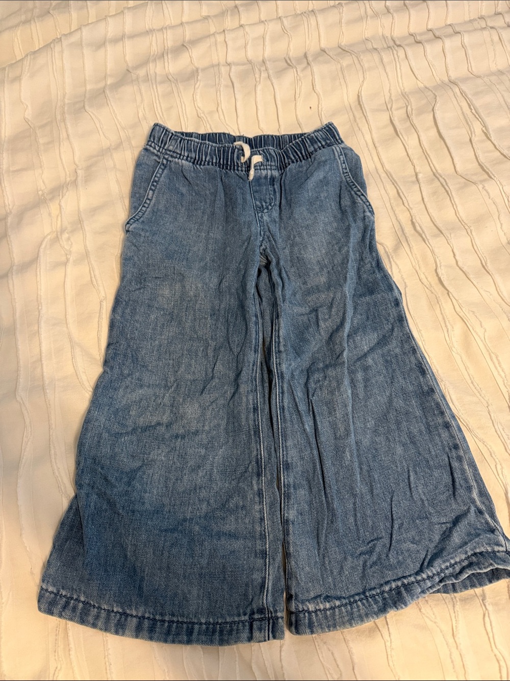 Girl’s Wide-Leg Denim Jeans